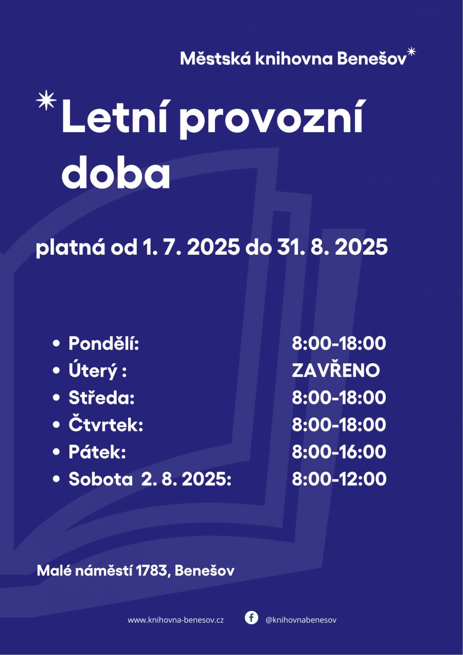 Letní provozní doba