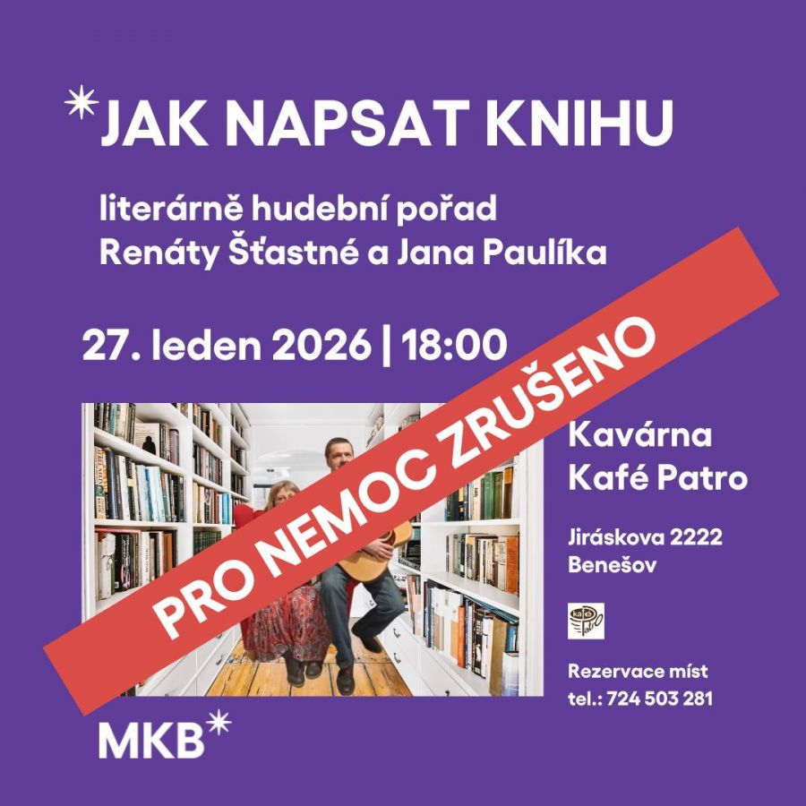 Akce Jak napsat knihu pro nemoc zru&scaron;ena
