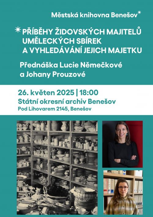 Přednáška Příběhy židovských majitelů uměleckých sbírek a vyhledávání jejich zabaveného majetku