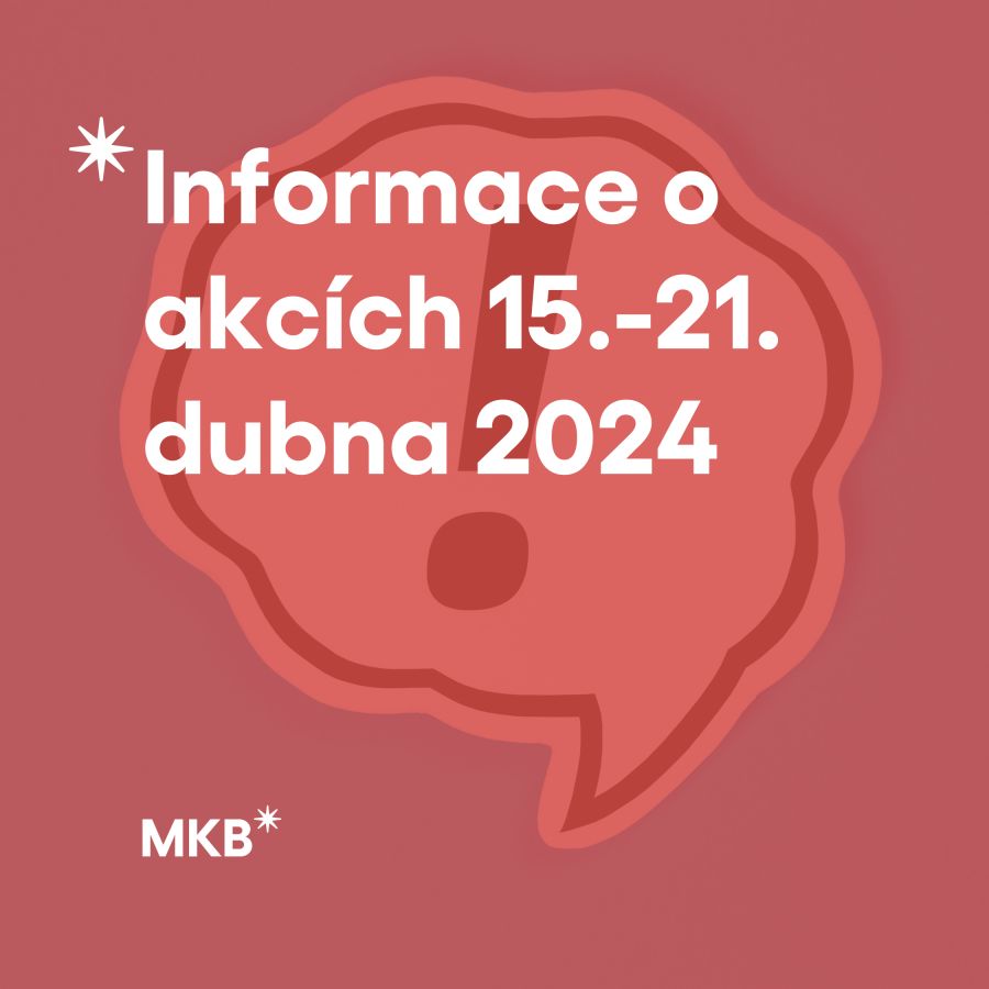 Změny v dubnových akcích